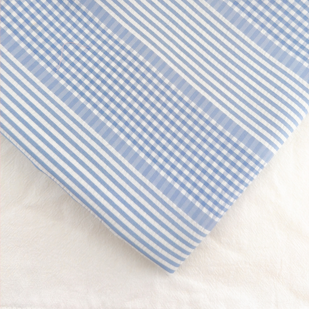 【即納】daily check & stripe / チェック / ストライプ / ポリエステル［PO026］