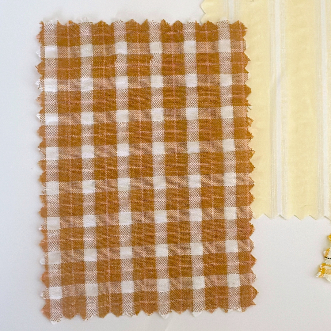 【🥨新作即納/予約🥨】butter mood series / チェック / イエロー［CO052］