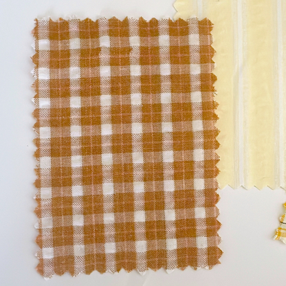 【🥨新作即納/予約🥨】butter mood series / チェック / イエロー［CO052］