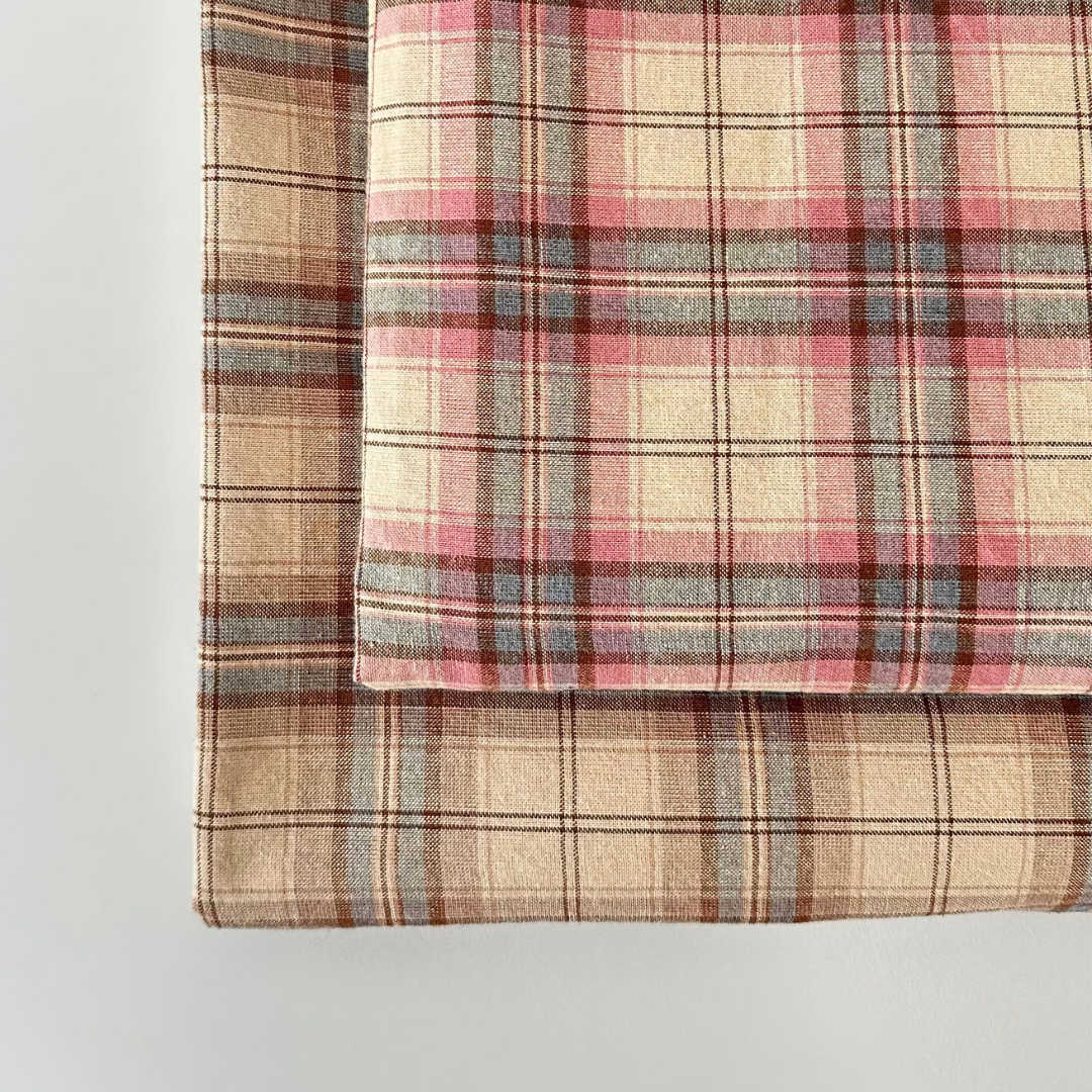 【即納】latté check / コットン / チェック［CO001］