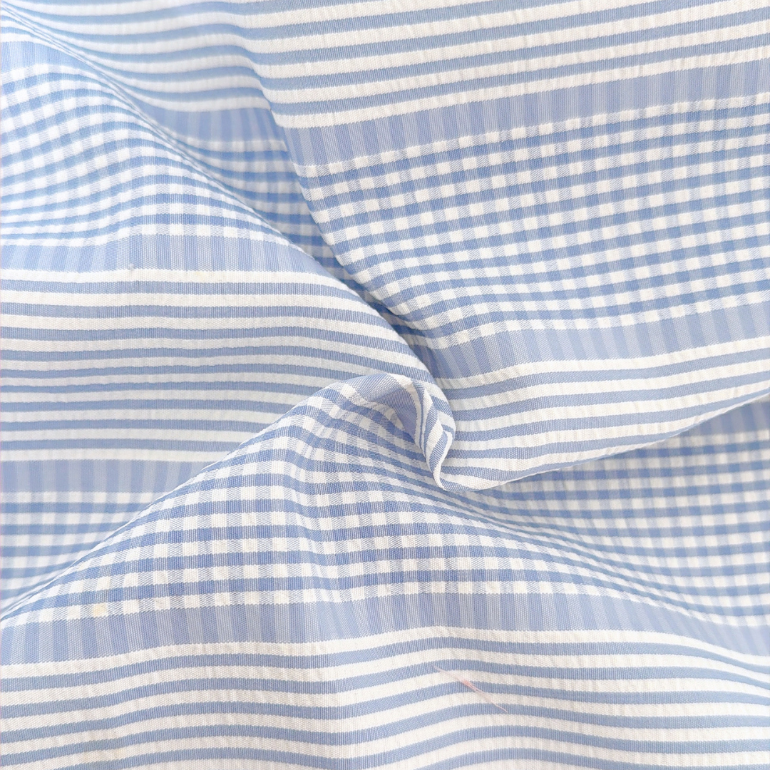 【即納】daily check & stripe / チェック / ストライプ / ポリエステル［PO026］