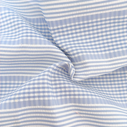 【即納】daily check & stripe / チェック / ストライプ / ポリエステル［PO026］