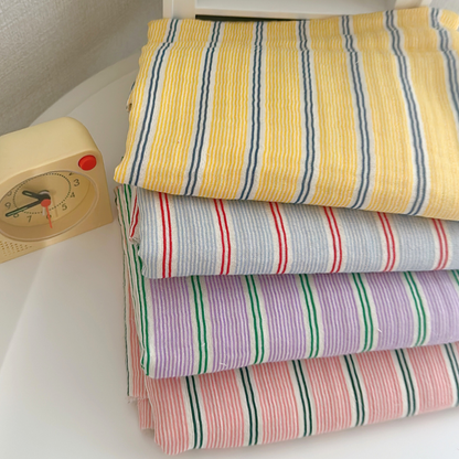 【新作即納】bagel stripe garze / コットン  / ガーゼ / ストライプ［CO020］