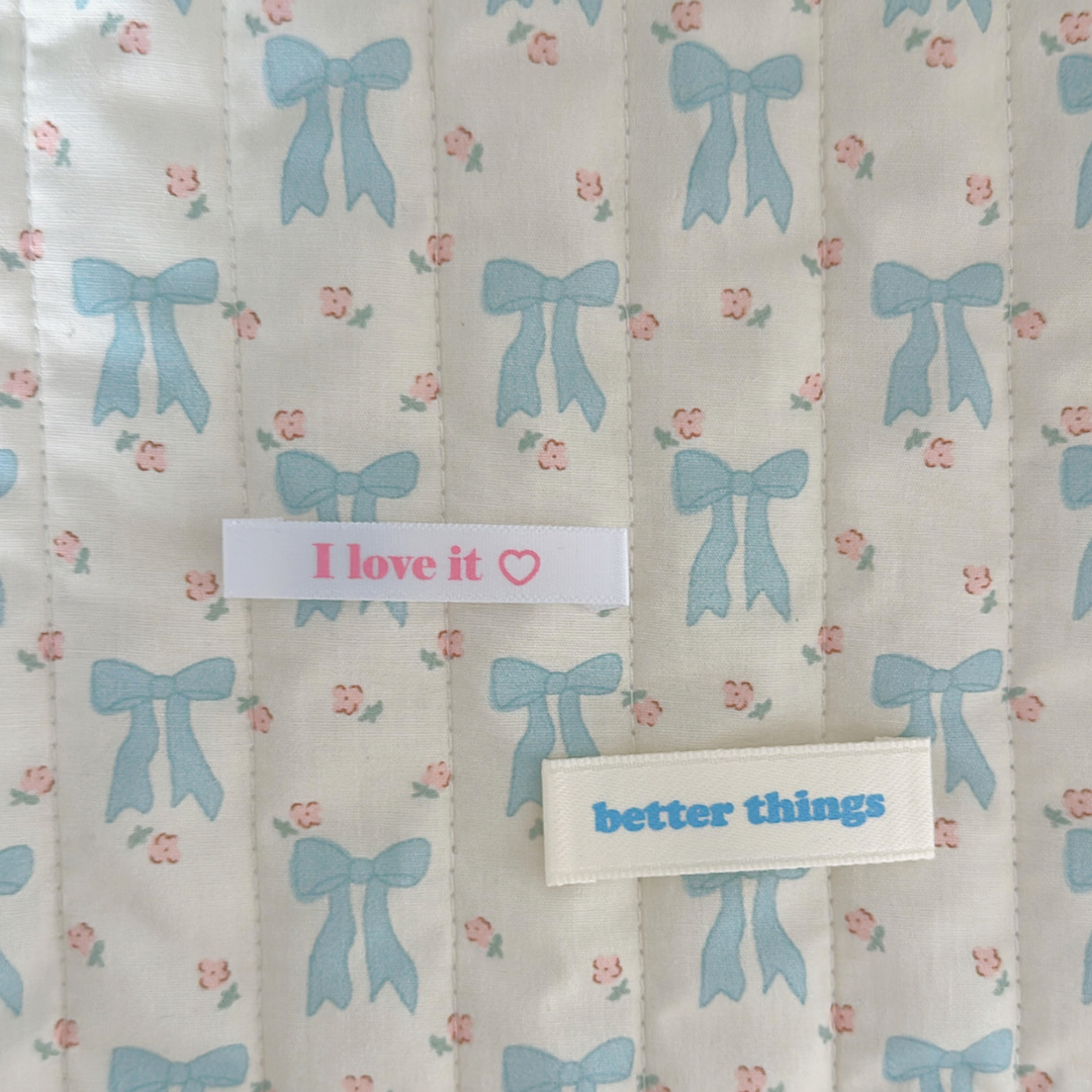 【即納】blue ribbon quilting / リボン / フラワー / キルティング［QU024］