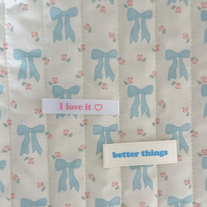 【即納】blue ribbon quilting / リボン / フラワー / キルティング［QU024］