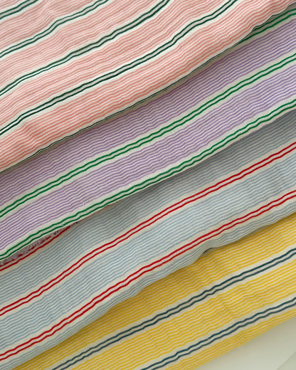 【新作即納】bagel stripe garze / コットン  / ガーゼ / ストライプ［CO020］