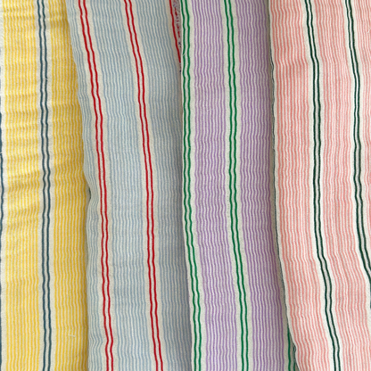 【新作即納】bagel stripe garze / コットン  / ガーゼ / ストライプ［CO020］