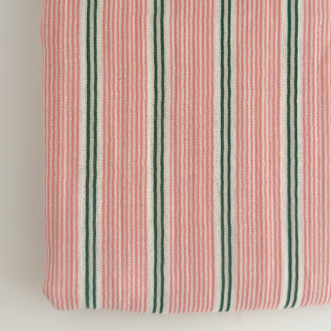 【新作即納】bagel stripe garze / コットン  / ガーゼ / ストライプ［CO020］