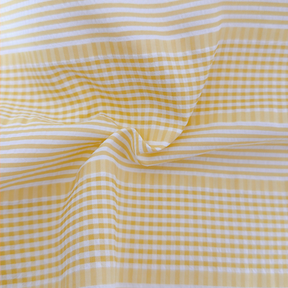 【即納】daily check & stripe / チェック / ストライプ / ポリエステル［PO026］