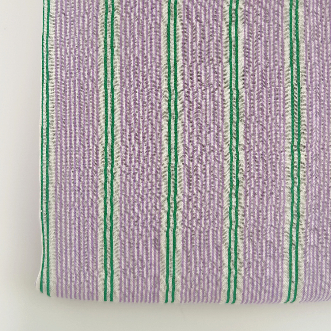 【新作即納】bagel stripe garze / コットン  / ガーゼ / ストライプ［CO020］