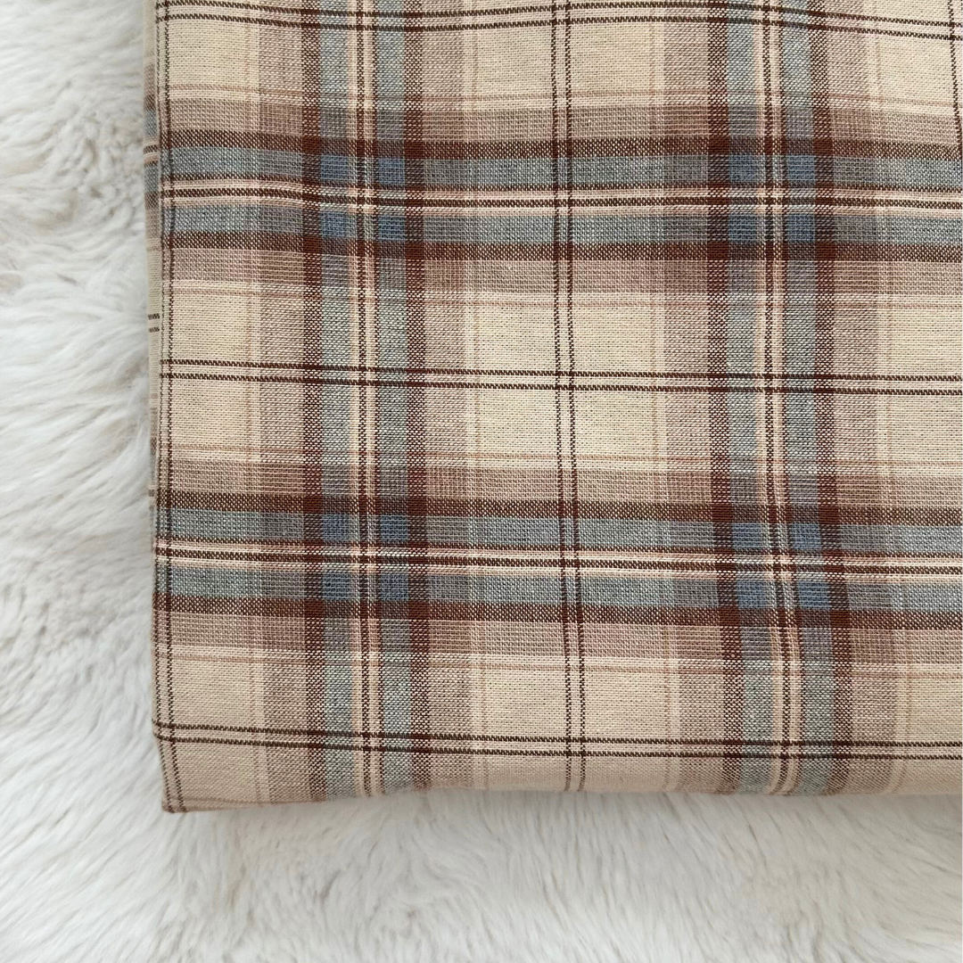 【即納】latté check / コットン / チェック［CO001］