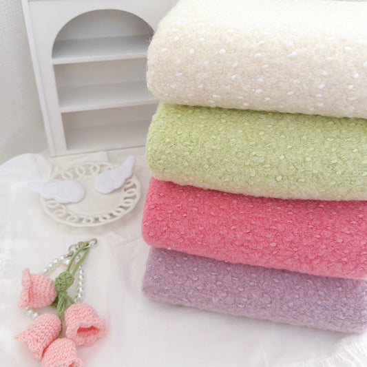 【即納】sweet puff boucle wool / ボア  / パステル / ウール［BO003］