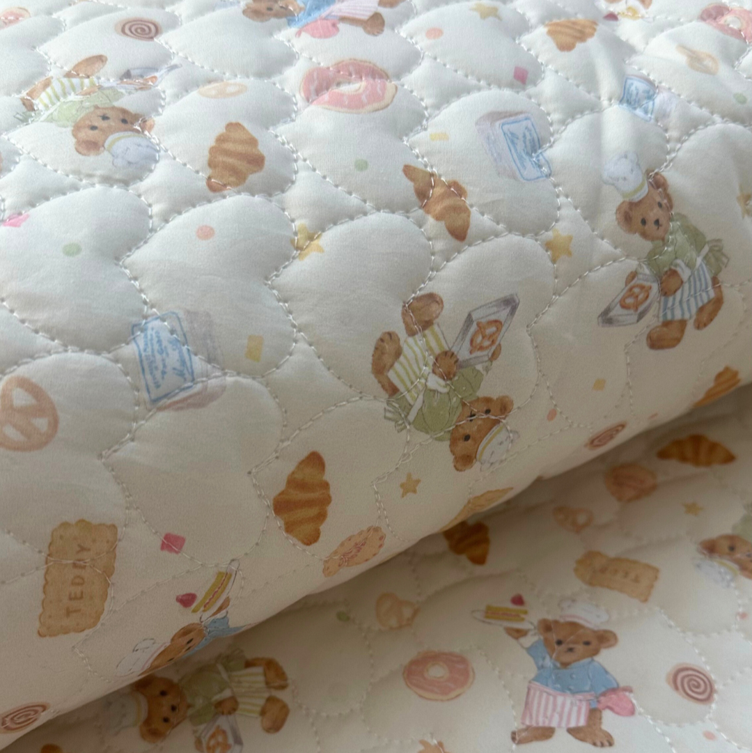 【即納】cooking bear quilting / くまさん  / キルティング［QU014］