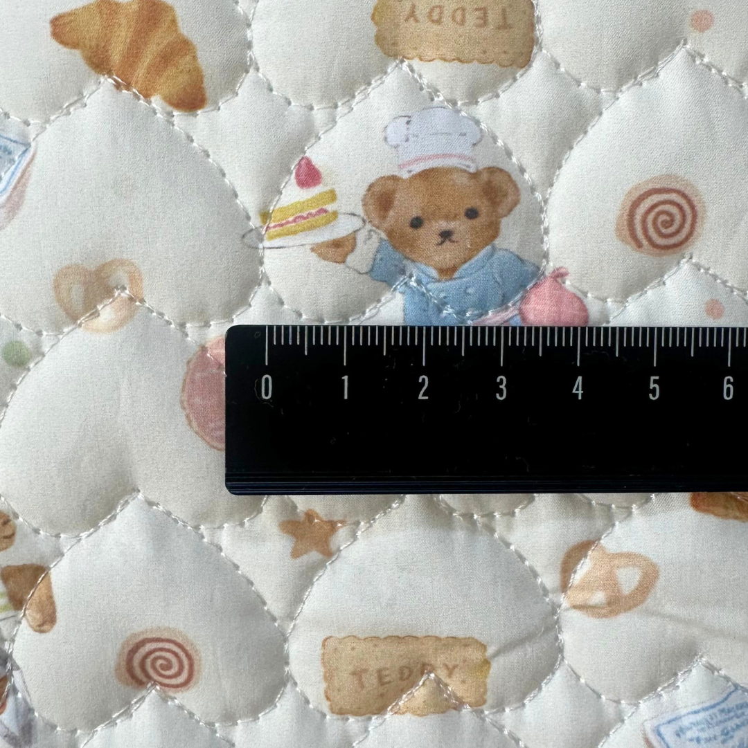 【即納】cooking bear quilting / くまさん  / キルティング［QU014］