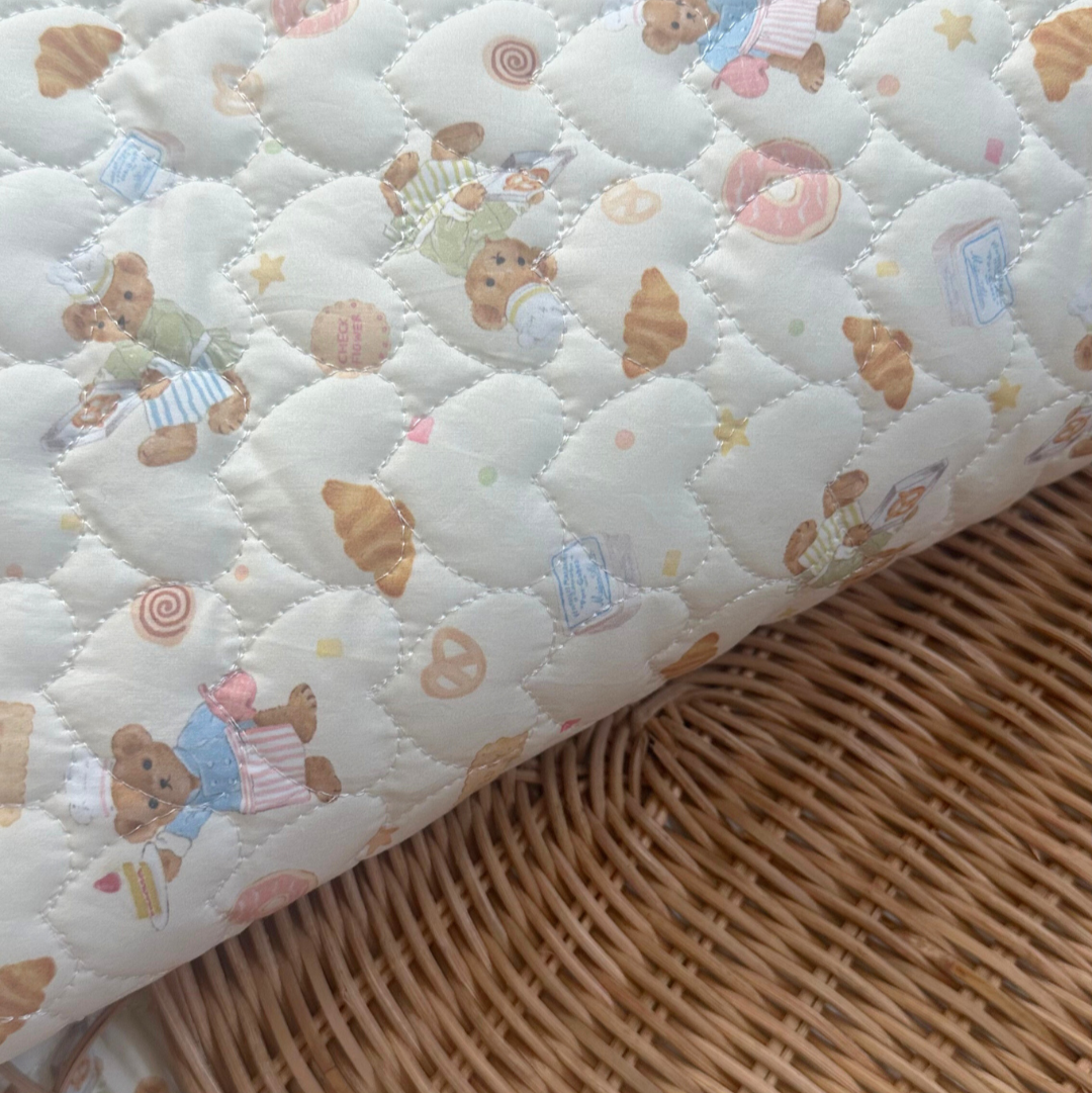 【即納】cooking bear quilting / くまさん  / キルティング［QU014］