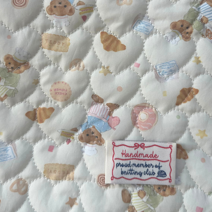 【即納】cooking bear quilting / くまさん  / キルティング［QU014］