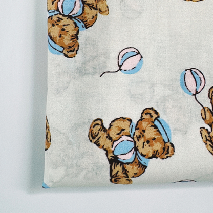 【即納】balloon bear / くまさん  / キルティングあり＆なし［QU015］