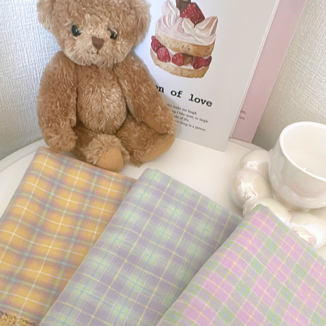 【即納】aloha check  / コットン / チェック［CO008］