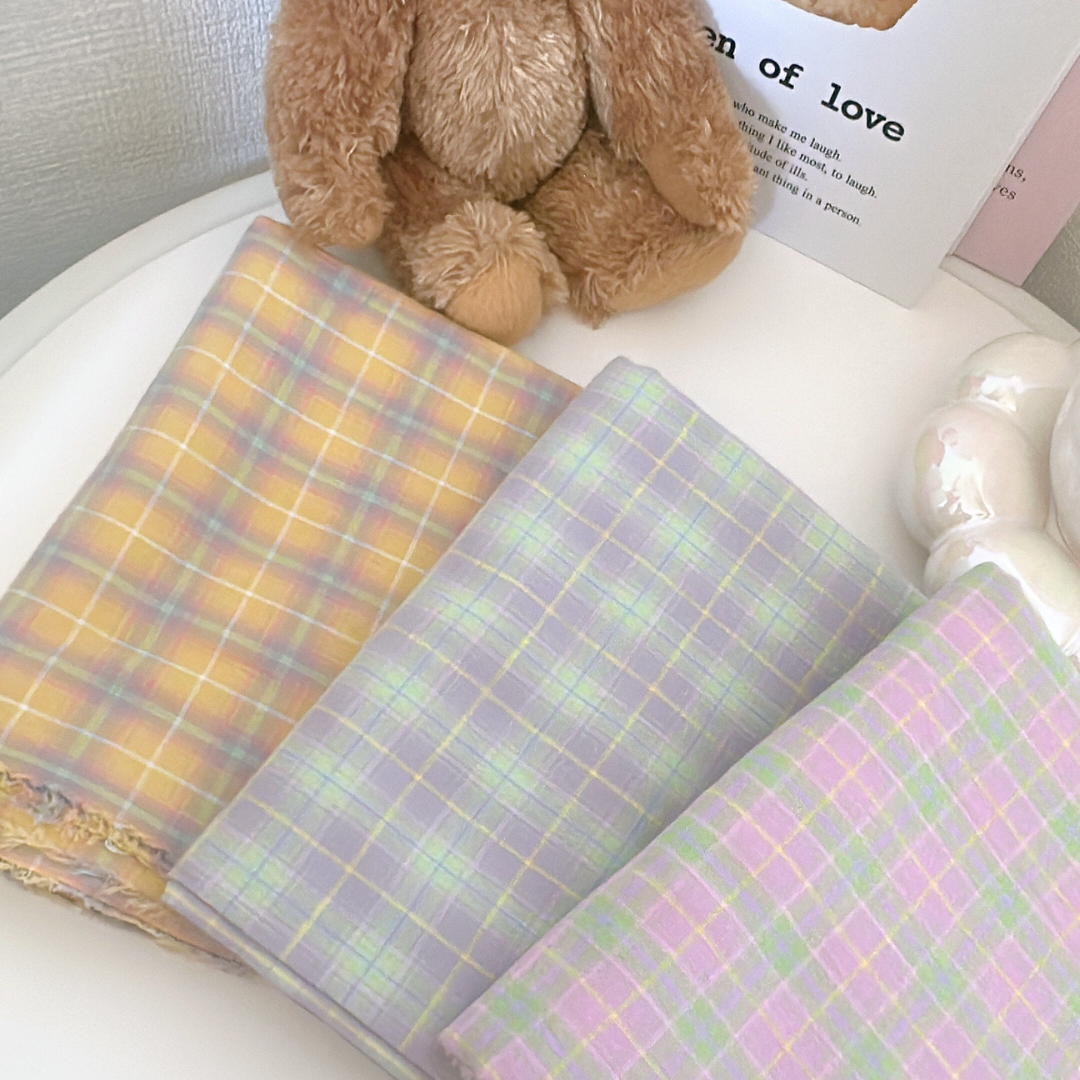 【即納】aloha check  / コットン / チェック［CO008］