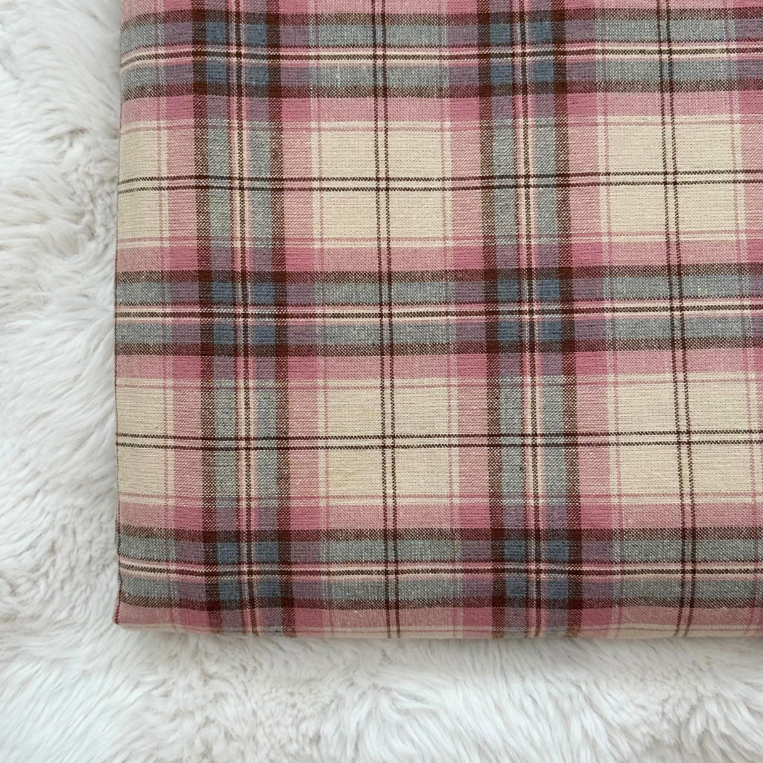 【即納】latté check / コットン / チェック［CO001］