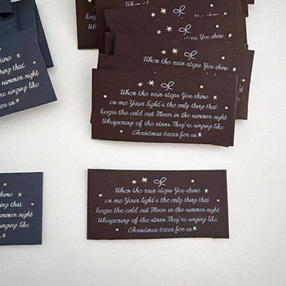 【即納】moonlight letter tag / タグ［TG030］