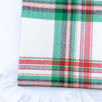 【即納】christmas tartan check / チェック / コットン［CO088］