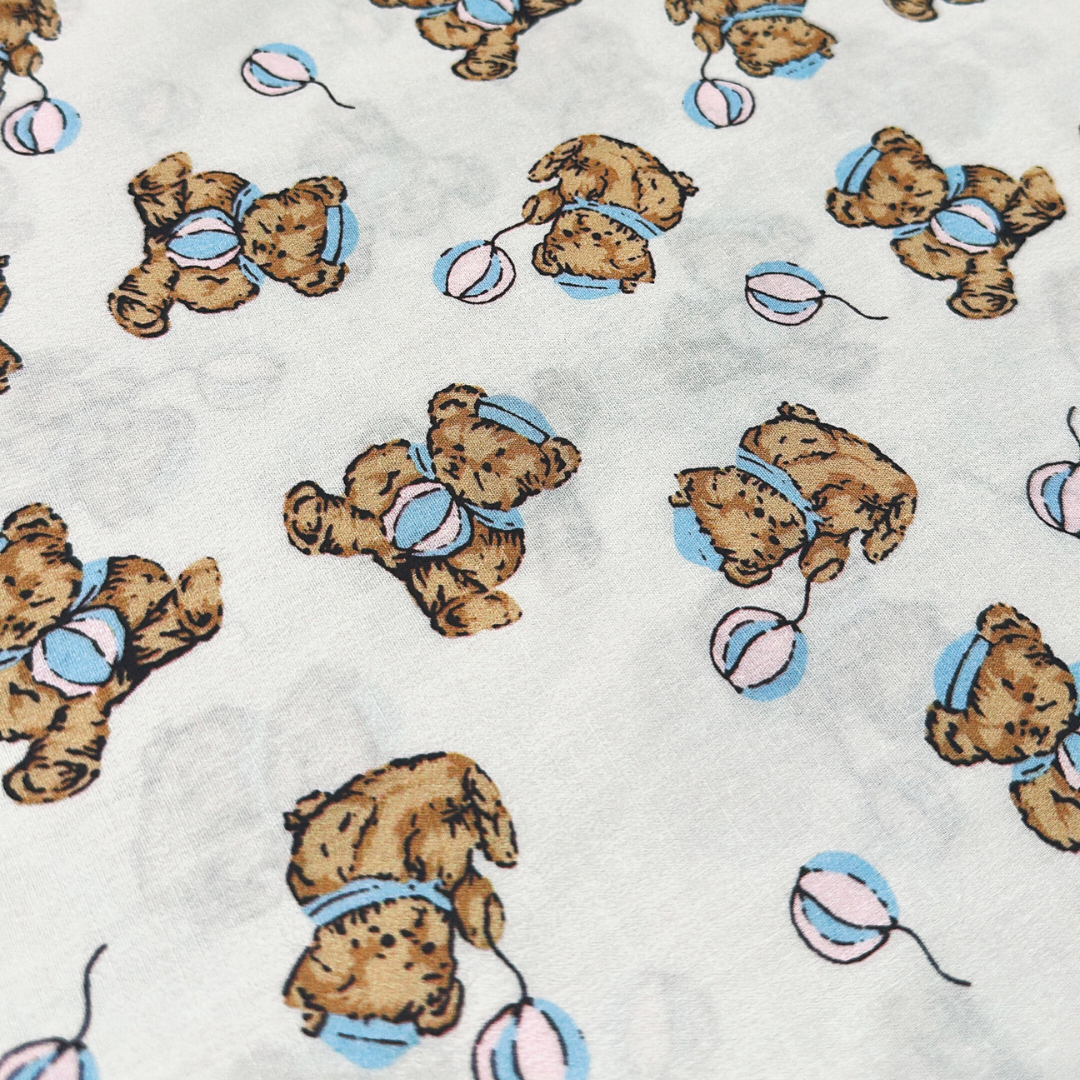 【即納】balloon bear / くまさん  / キルティングあり＆なし［QU015］