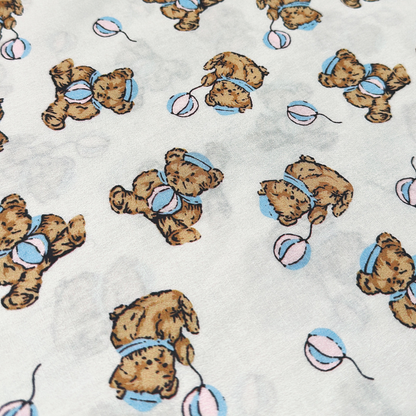 【即納】balloon bear / くまさん  / キルティングあり＆なし［QU015］