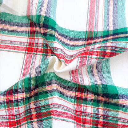 【即納】christmas tartan check / チェック / コットン［CO088］