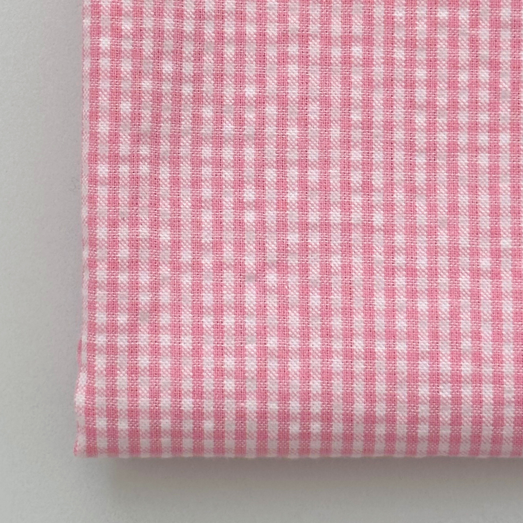 【即納】ripple summer fabric  / コットン / ギンガム / ストライプ［CO006］