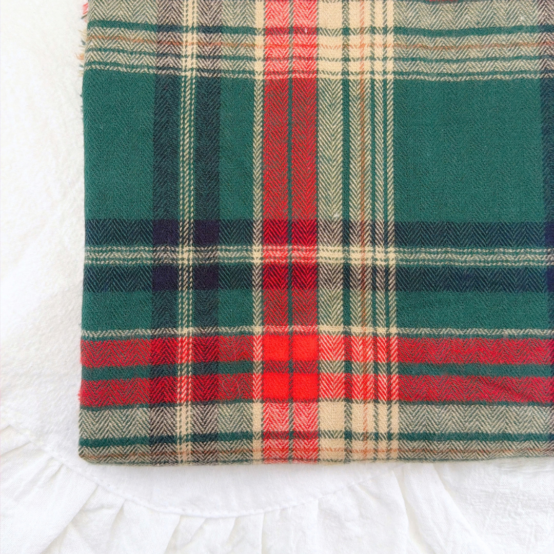 【即納】christmas tartan check / チェック / コットン［CO088］