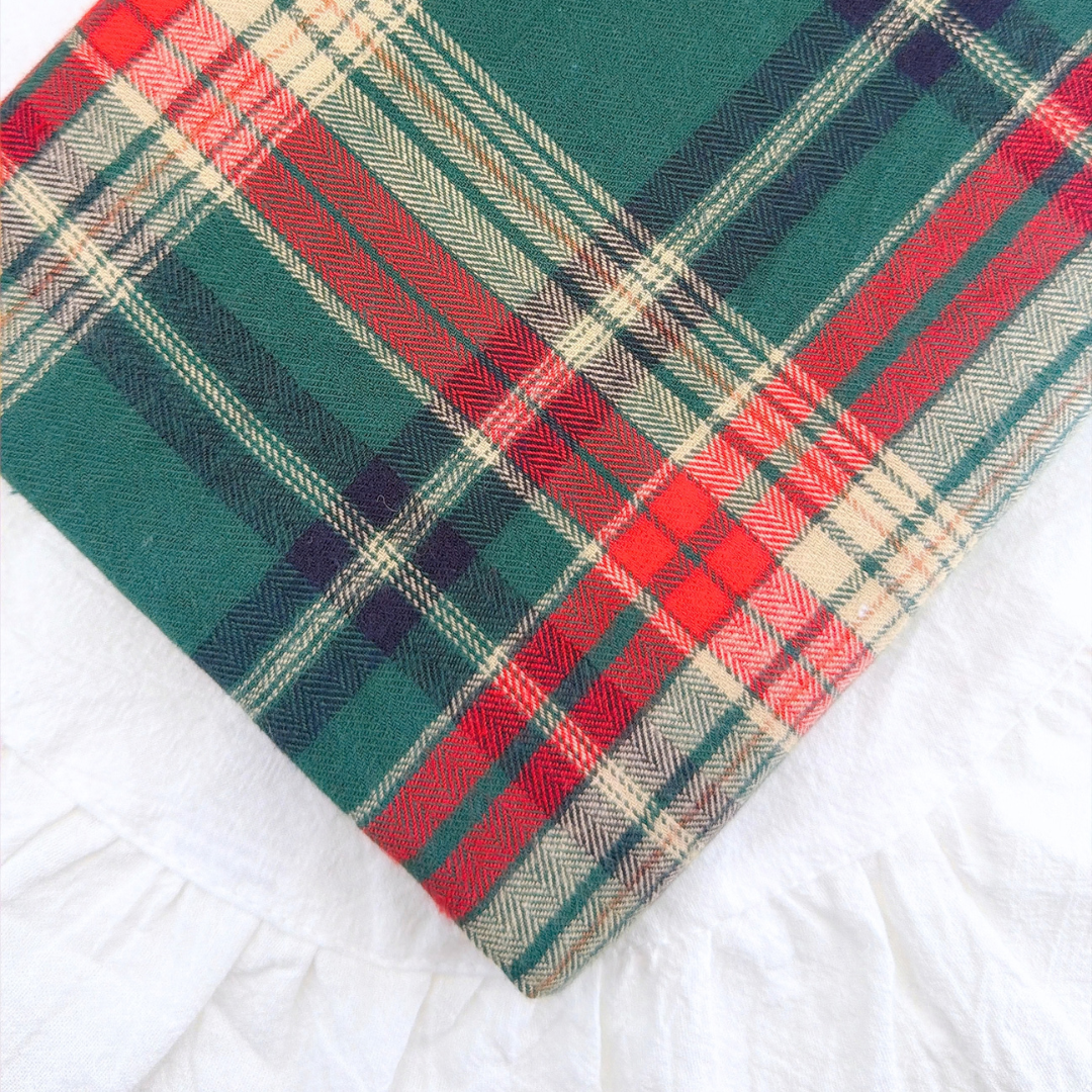 【即納】christmas tartan check / チェック / コットン［CO088］