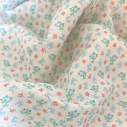 【即納】garden flower ribbon  / コットン / レーヨン / リボン / フラワー［CO031］