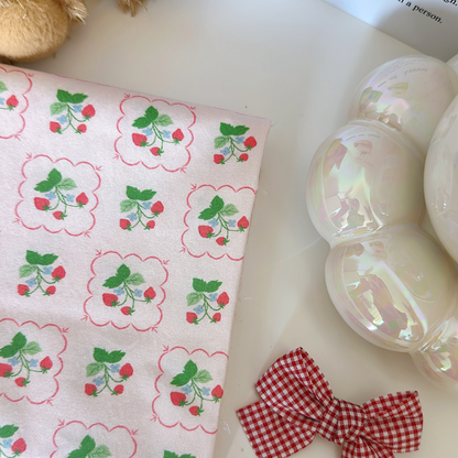 【即納】raspberry quilting / いちご  / キルティングあり＆なし［QU021］