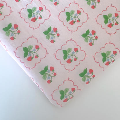 【即納】raspberry quilting / いちご  / キルティングあり＆なし［QU021］