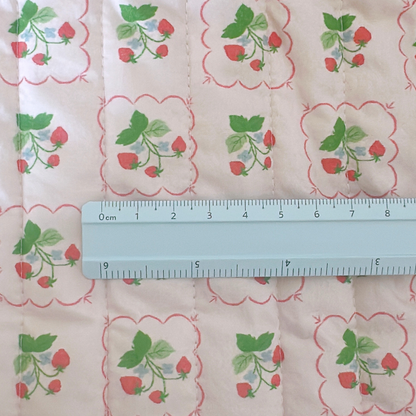 【即納】raspberry quilting / いちご  / キルティングあり＆なし［QU021］