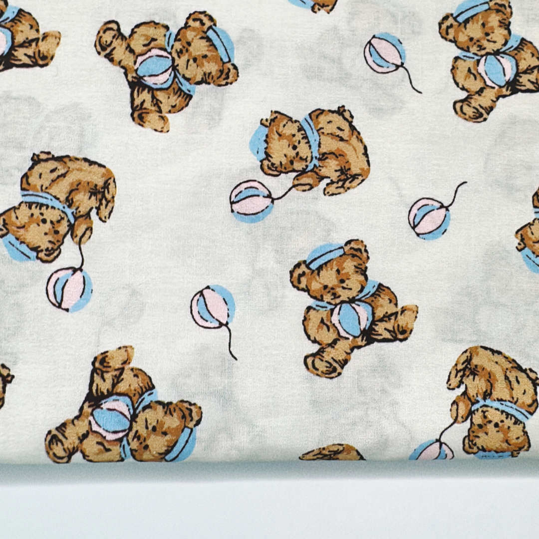 【即納】balloon bear / くまさん  / キルティングあり＆なし［QU015］