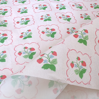 【即納】raspberry quilting / いちご  / キルティングあり＆なし［QU021］