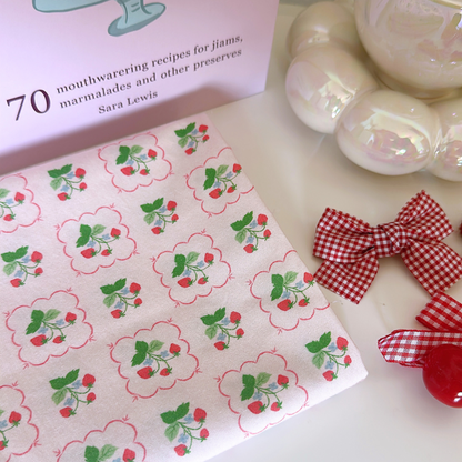 【即納】raspberry quilting / いちご  / キルティングあり＆なし［QU021］