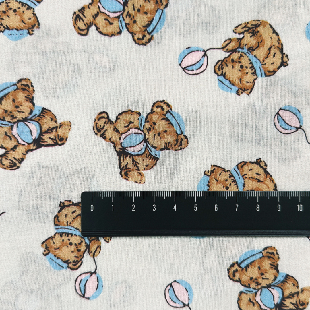 【即納】balloon bear / くまさん  / キルティングあり＆なし［QU015］