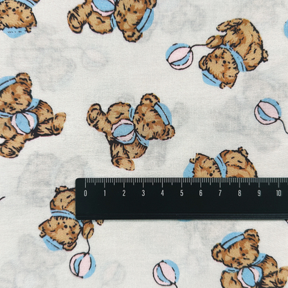 【即納】balloon bear / くまさん  / キルティングあり＆なし［QU015］