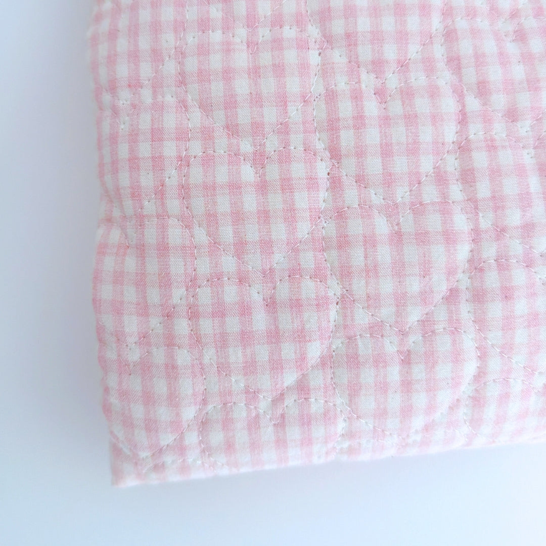【即納】angel gingham quilting / ハート / ギンガム / cotton / キルティング［QU039］