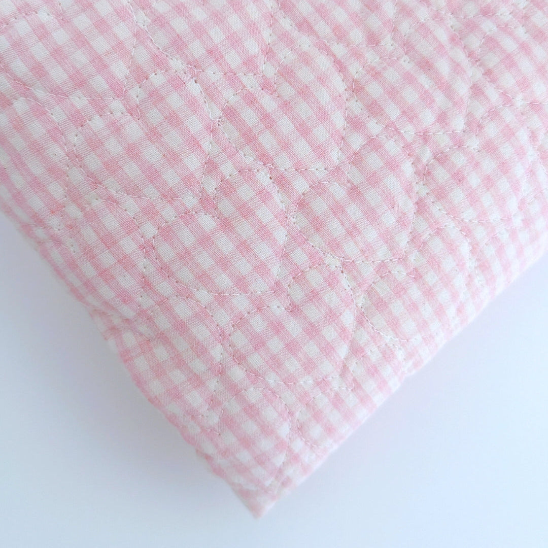 【即納】angel gingham quilting / ハート / ギンガム / cotton / キルティング［QU039］