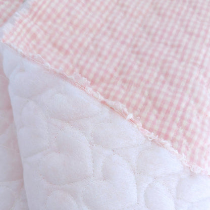 【即納】angel gingham quilting / ハート / ギンガム / cotton / キルティング［QU039］