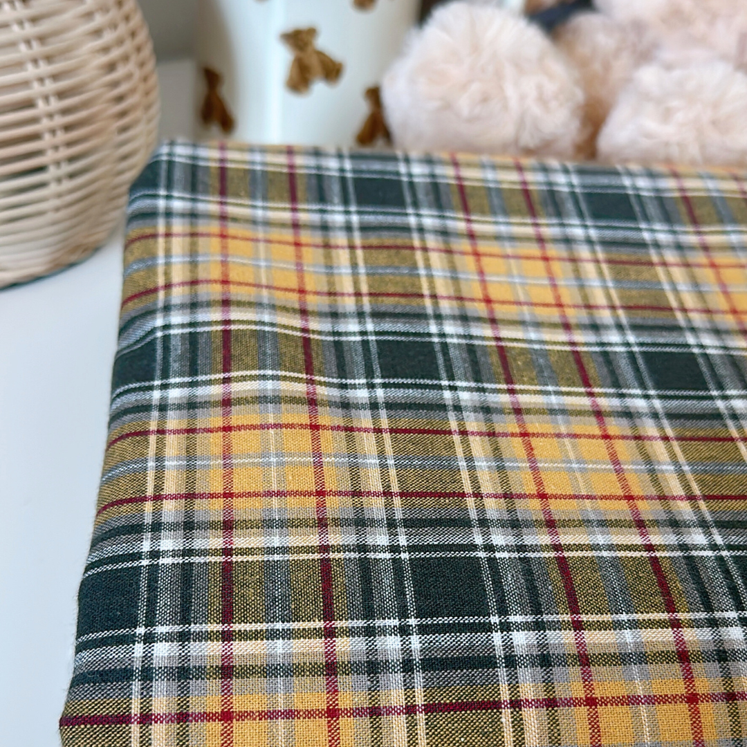 【即納】holiday plaid fabric / コットン / チェック［CO055］