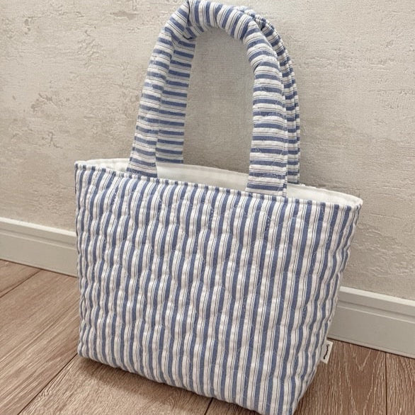 【即納】glitter stripe heart quilting / ストライプ  / ハート / キルティング［QU020］