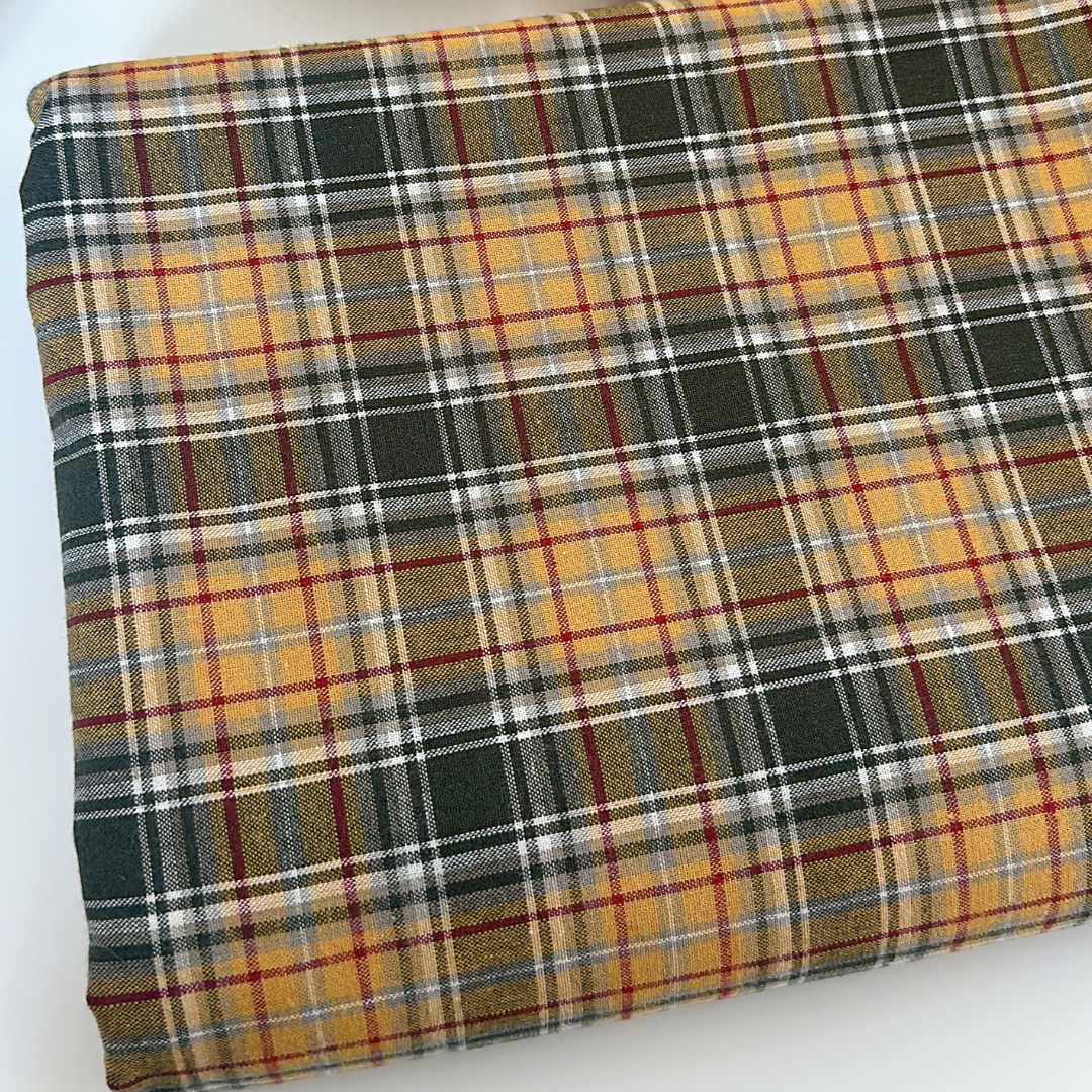 【即納】holiday plaid fabric / コットン / チェック［CO055］