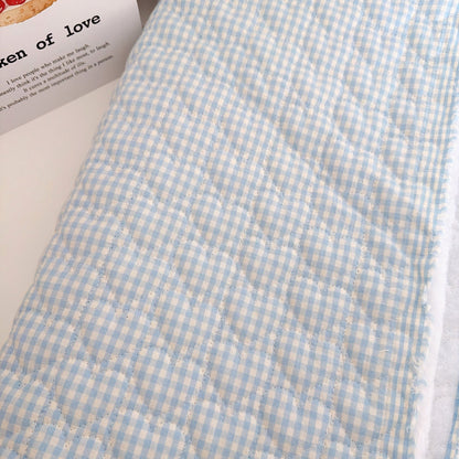 【即納】angel gingham quilting / ハート / ギンガム / cotton / キルティング［QU039］