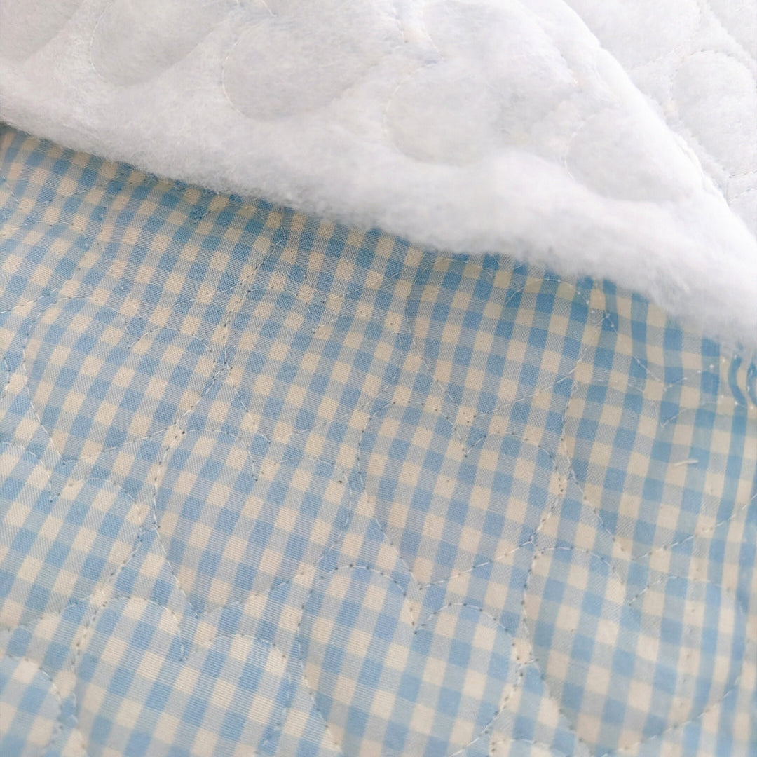 【即納】angel gingham quilting / ハート / ギンガム / cotton / キルティング［QU039］