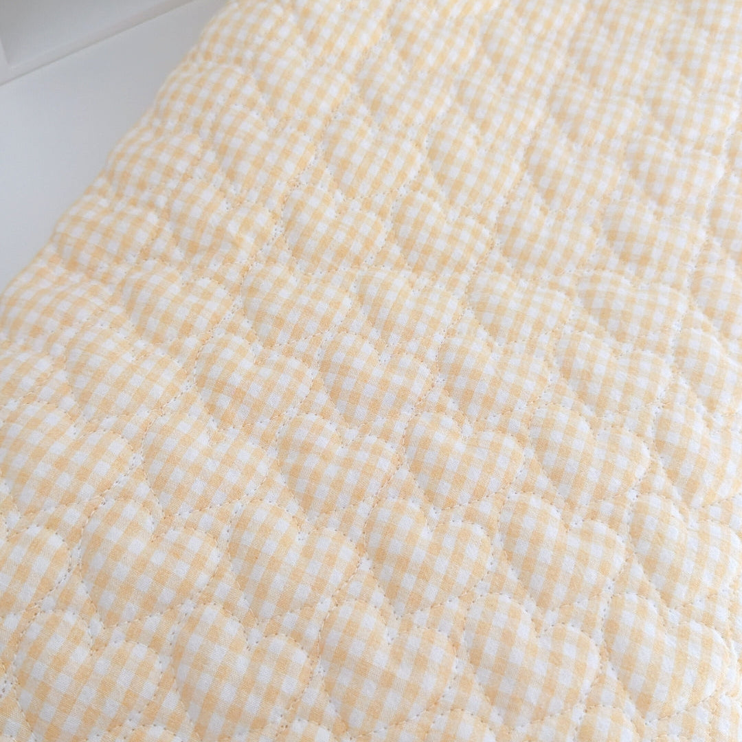 【即納】angel gingham quilting / ハート / ギンガム / cotton / キルティング［QU039］